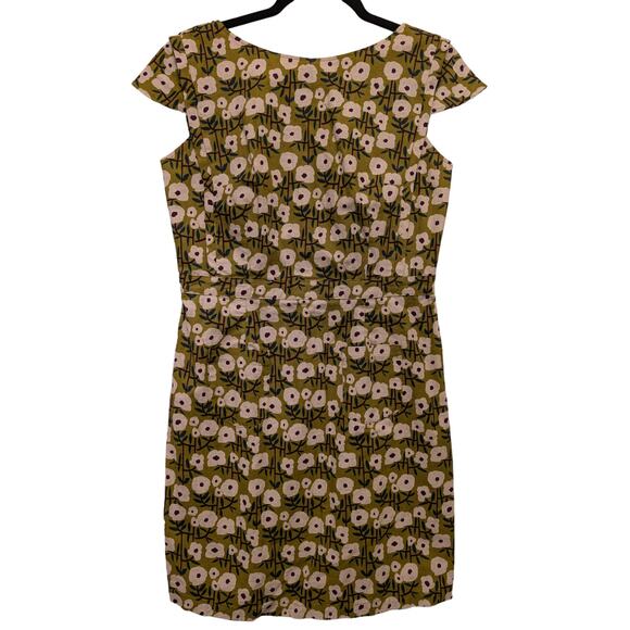 Cotelac Cap Sleeve Floral Print Linen Blend Mini Dress Size 6 Multicolor - Picture 1 of 6